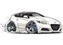 custom car or motorcycle in an awesome cartoon caricature